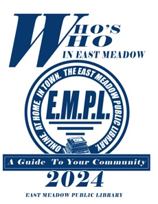Image of cover belonging to the Who's Who in East Meadow publication.